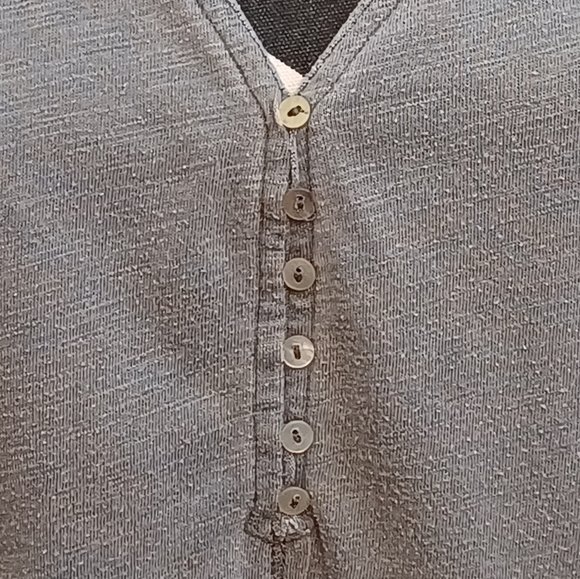 Neuflora Cotton Nuetral Minimalist Lagenlook Boho Tunic Top - Picture 11 of 11